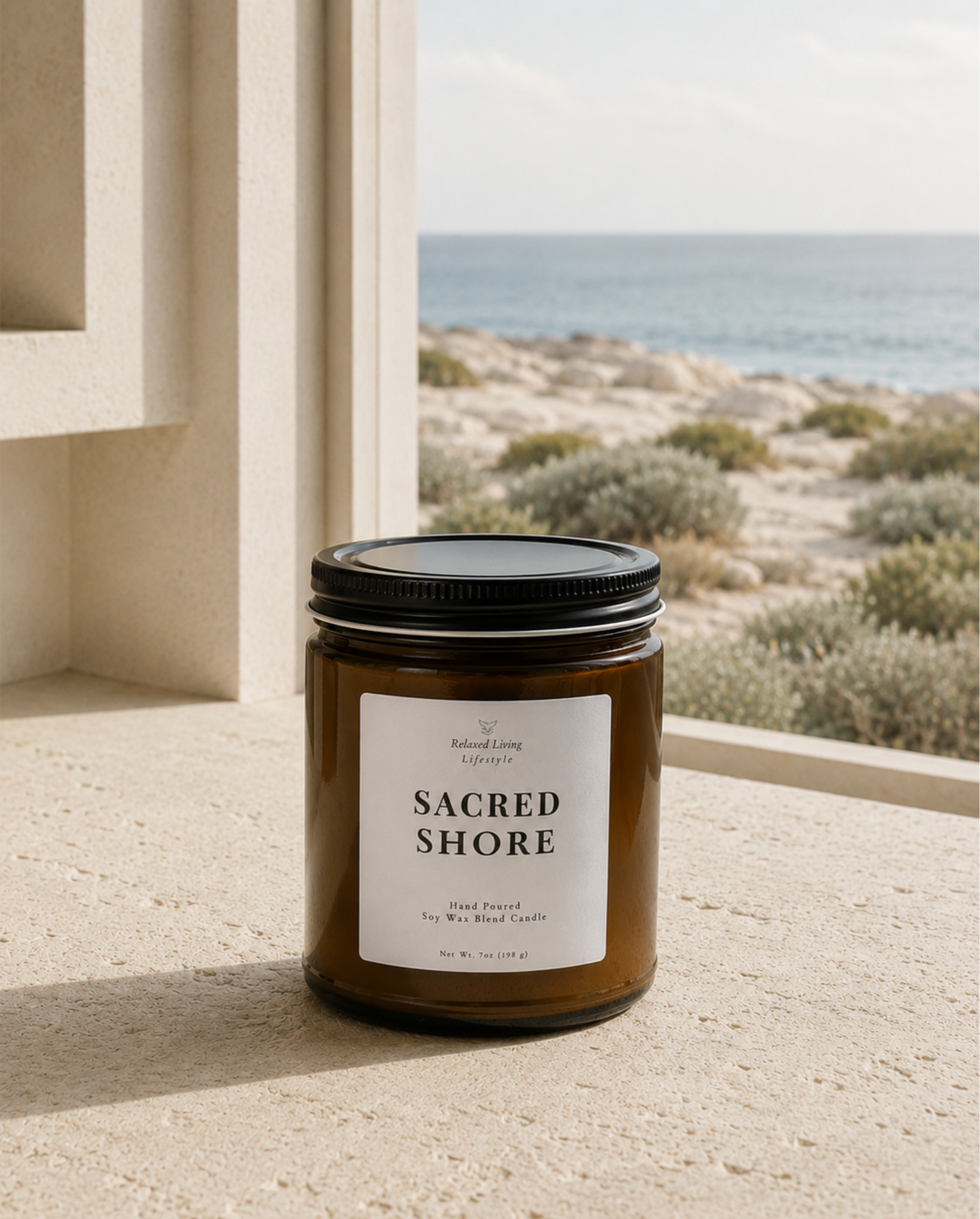 Sacred Shore Soy Candle 7oz