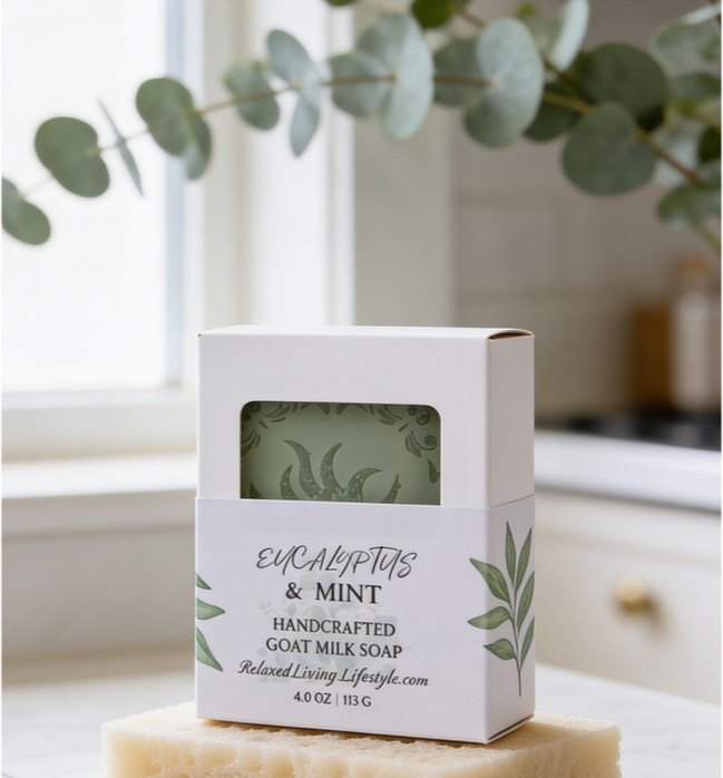 Eucalyptus & Mint Handcrafted Goat Milk Soap