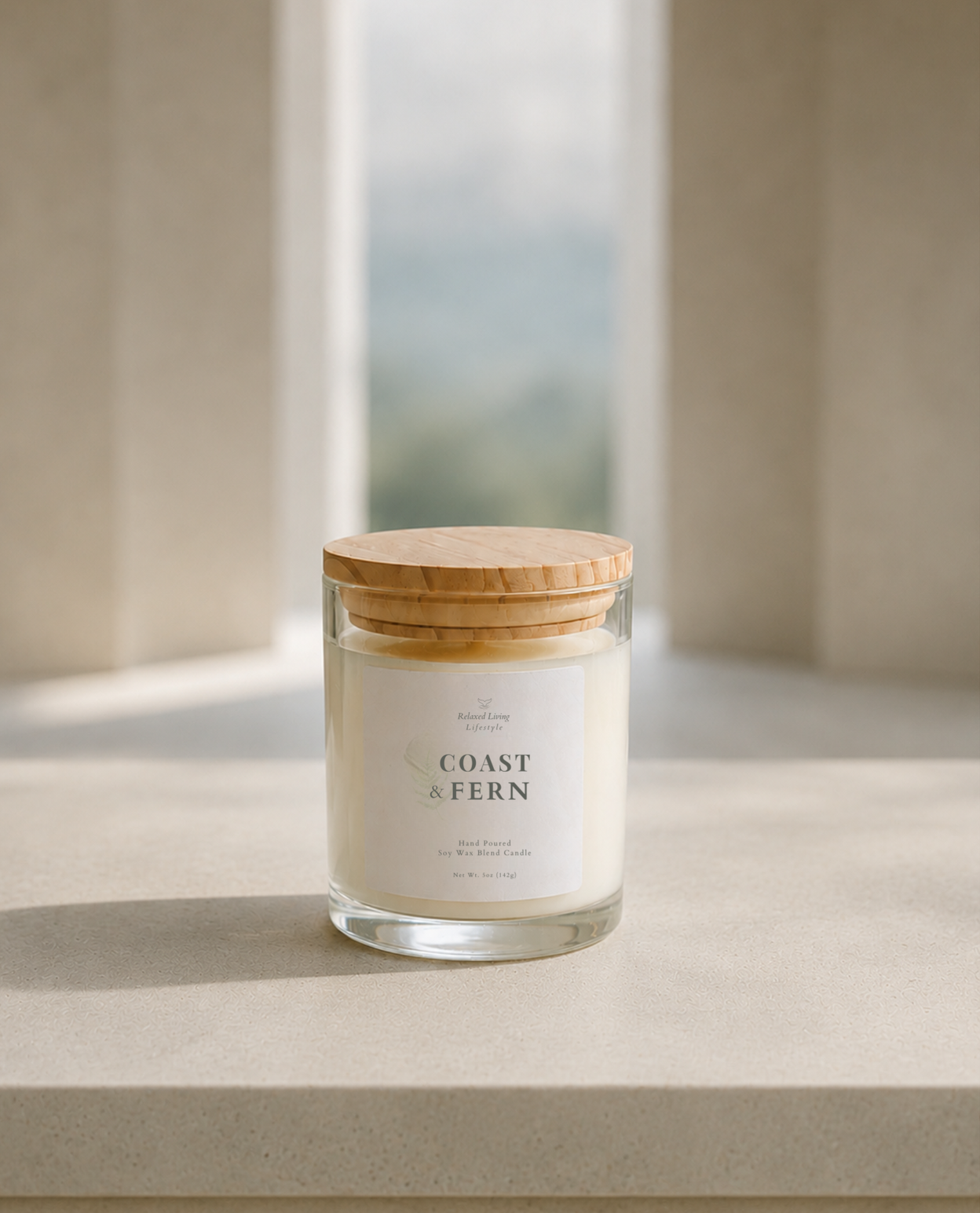 Coast & Fern Soy Candle - 5oz