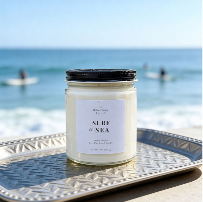Surf & Sea Soy Candle 7 oz