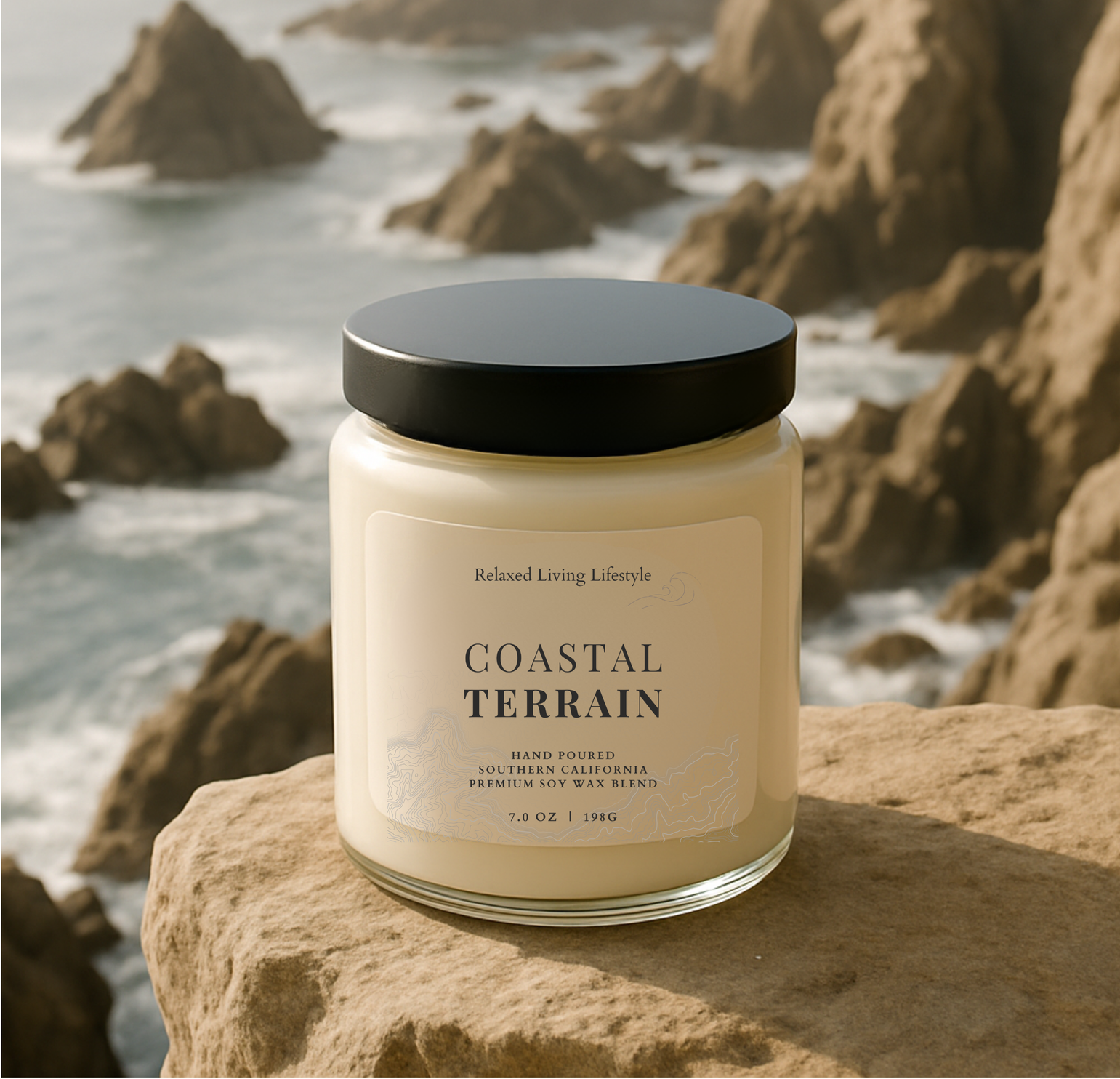 Coastal Terrain Candle