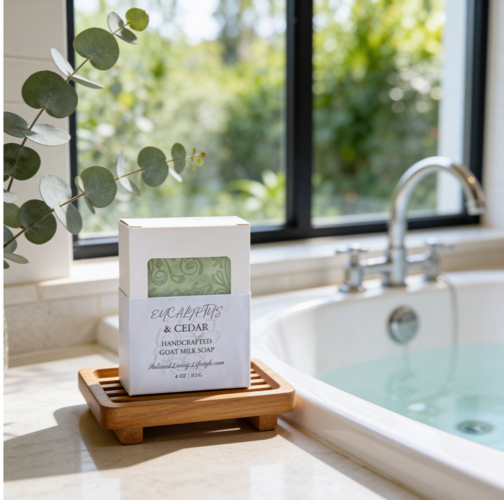 Eucalyptus & Cedar Handcrafted Goat Milk Soap