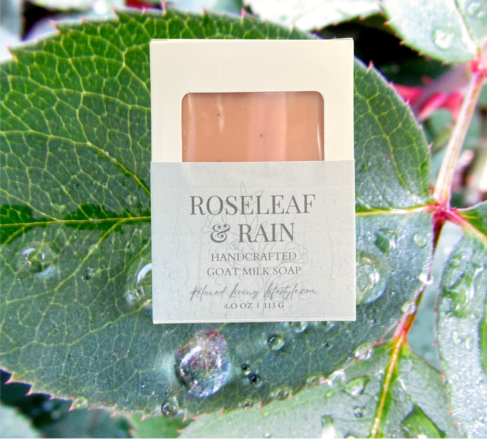 Roseleaf & Rain Goat Milk Soap