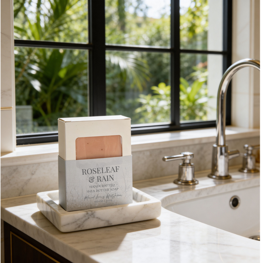 Roseleaf & Rain Goat Milk Soap