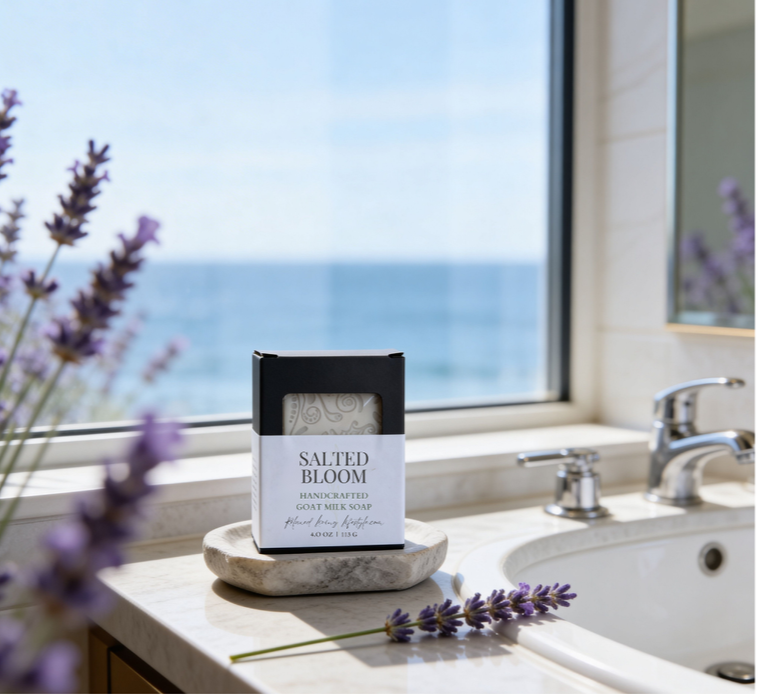 Salted Bloom Goat Milk Soap
