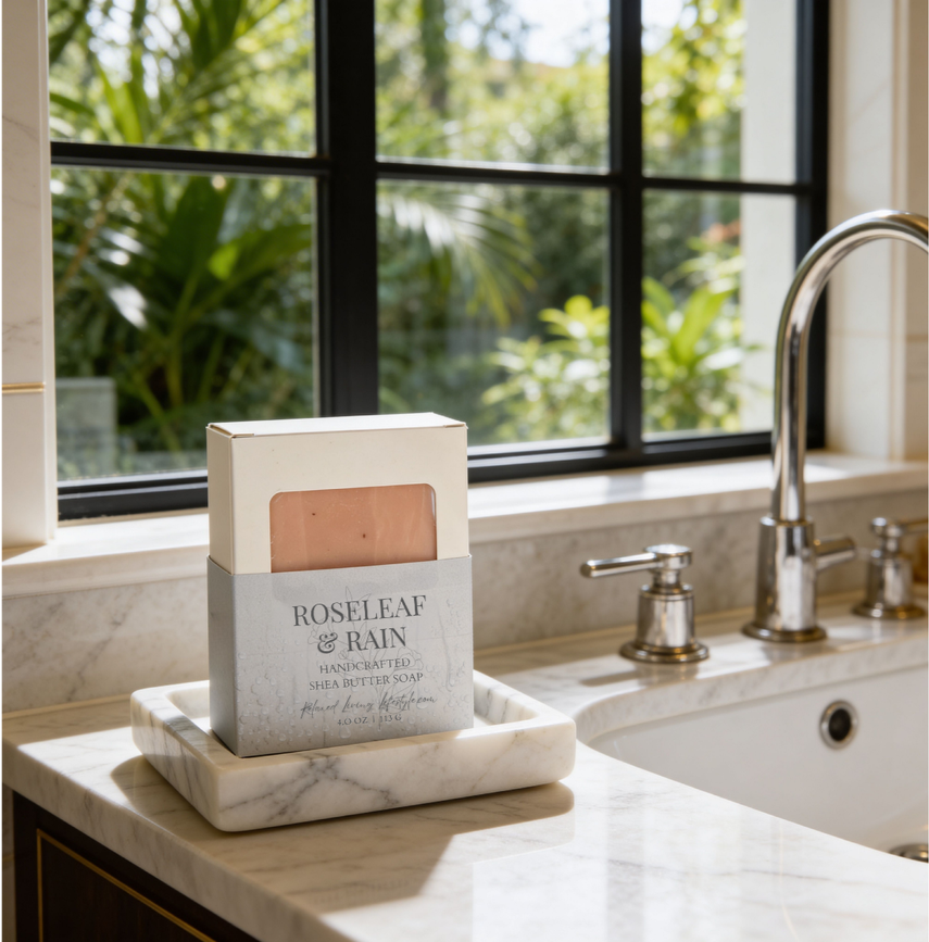 Roseleaf & Rain Goat Milk Soap