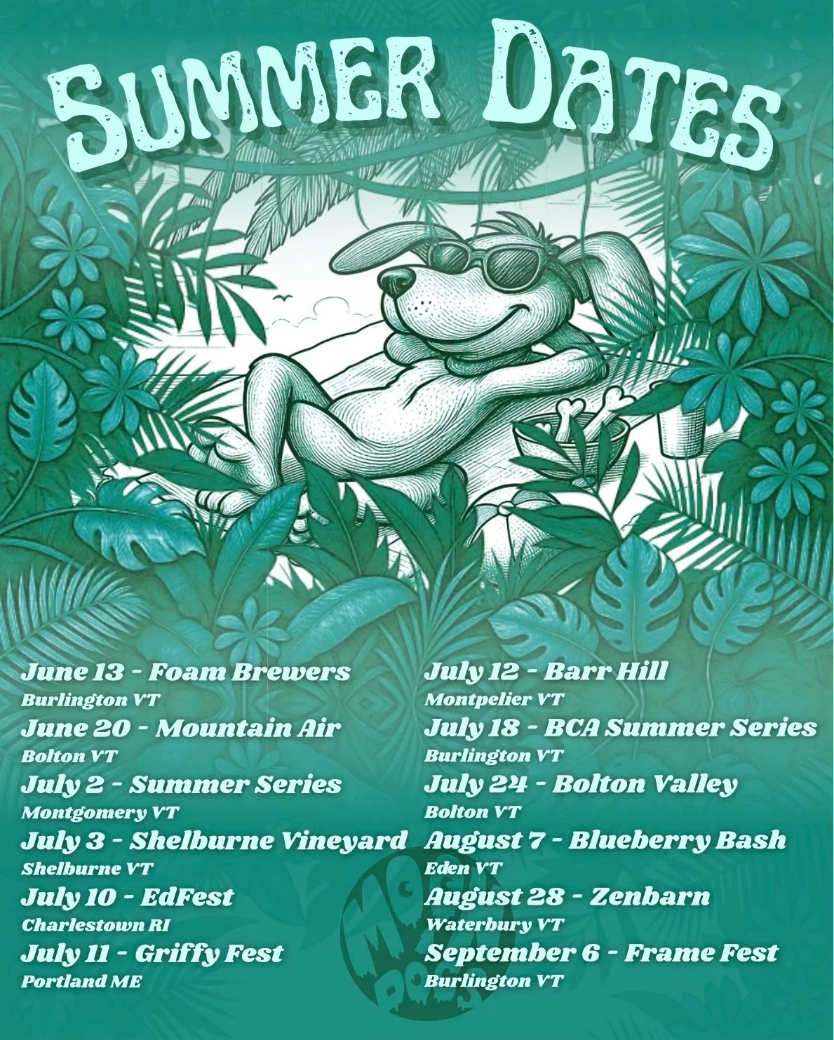 Here are our Summer 2026 Tour Dates!

Summer means lots of outdoor music. 😊 We&rsquo;re gonna be bopping around Vermont, as well as making some stops in Rhode Island and Maine this summer, going to some of our favorite spots, and heading to some new