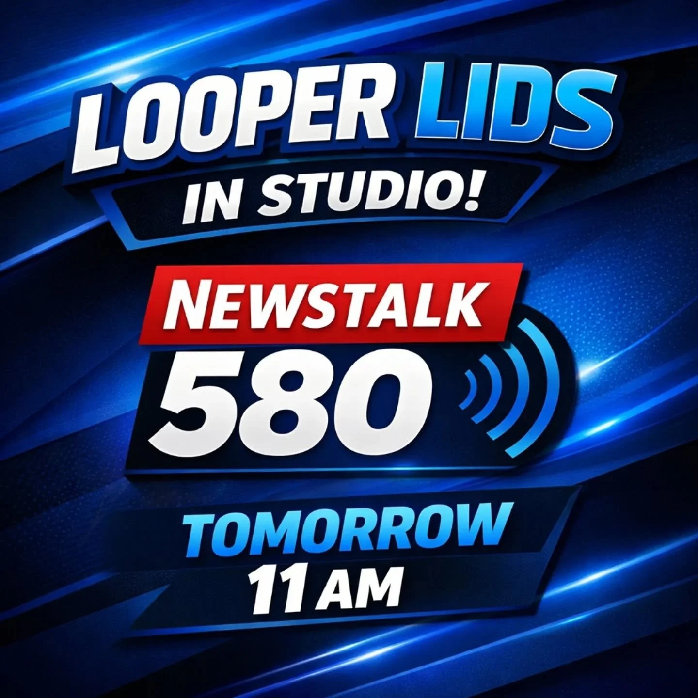 Catch me live talking Looper Lids tomorrow morning @11 am. Listen in live at

 📻580 on the am radio or wtcm.am- just click listen live!

@wtcmradio