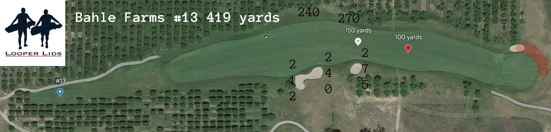 Bahle Farms hole aerial #13