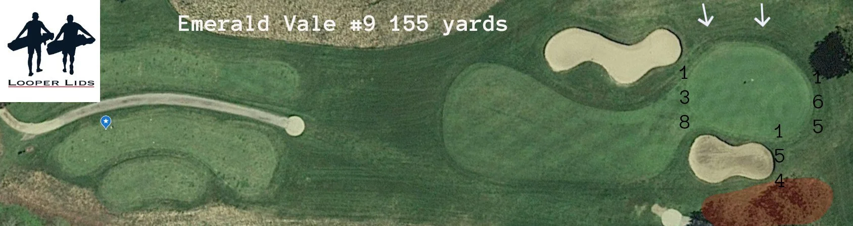 Emerald Vale Golf Course #9 aerial image
