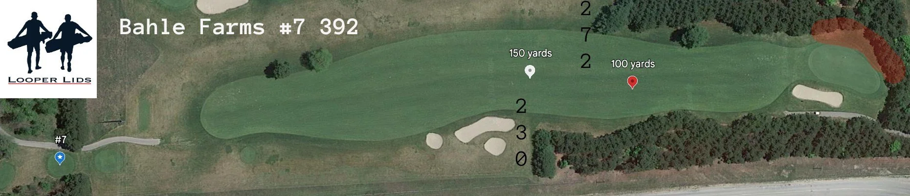 Bahle Farms hole aerial #7