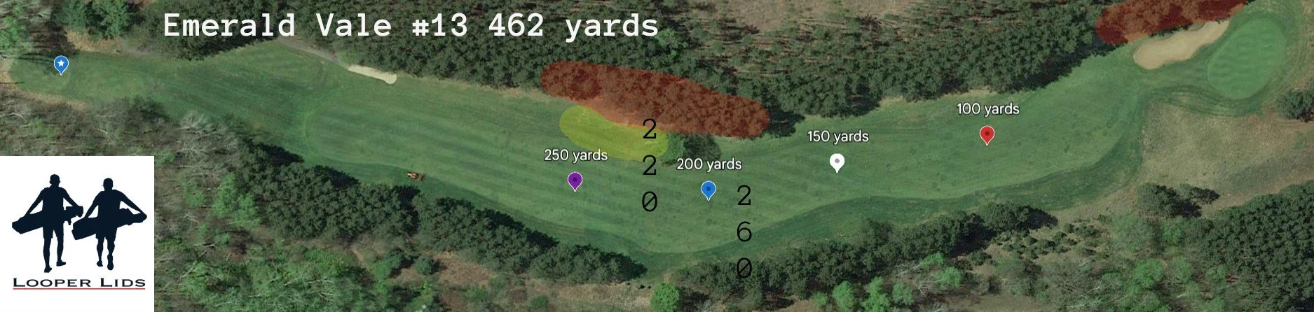 Emerald Vale Golf Course #13 aerial image