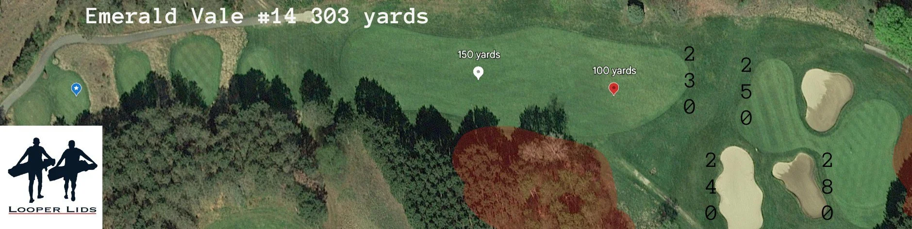 Emerald Vale Golf Course #14 aerial image