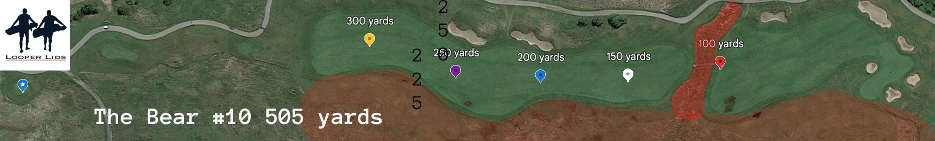The Bear @ Grand Traverse Resort course breakdown. Hole aerial #10