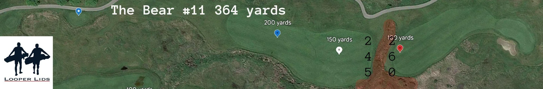 The Bear @ Grand Traverse Resort course breakdown. Hole aerial #11