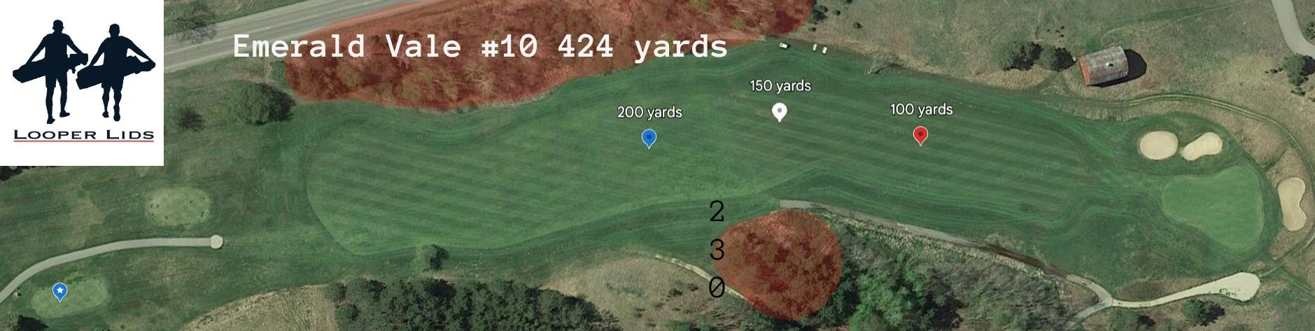 Emerald Vale Golf Course #10 aerial image