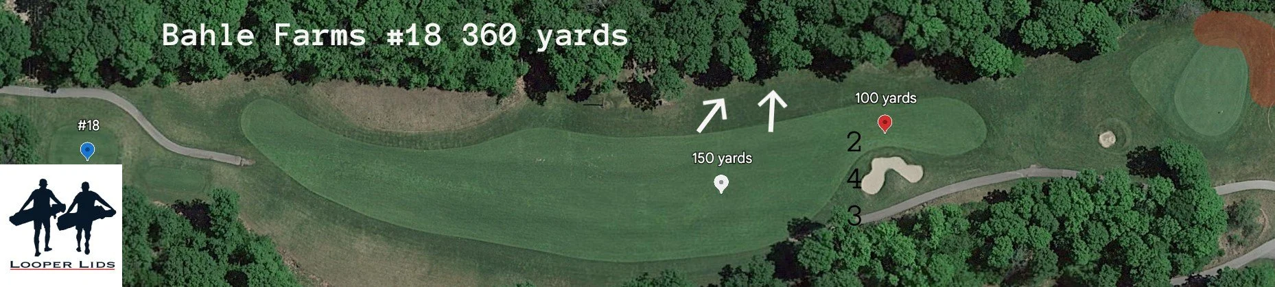 Bahle Farms hole aerial #18