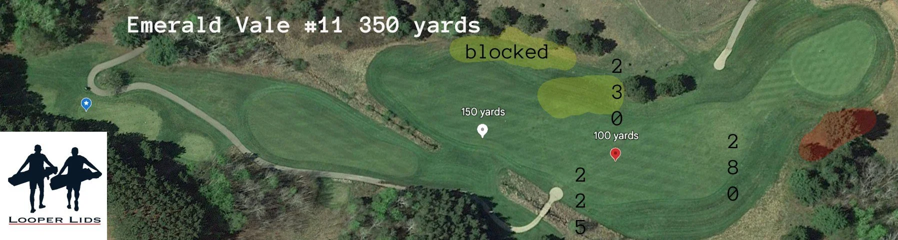 Emerald Vale Golf Course #11 aerial image