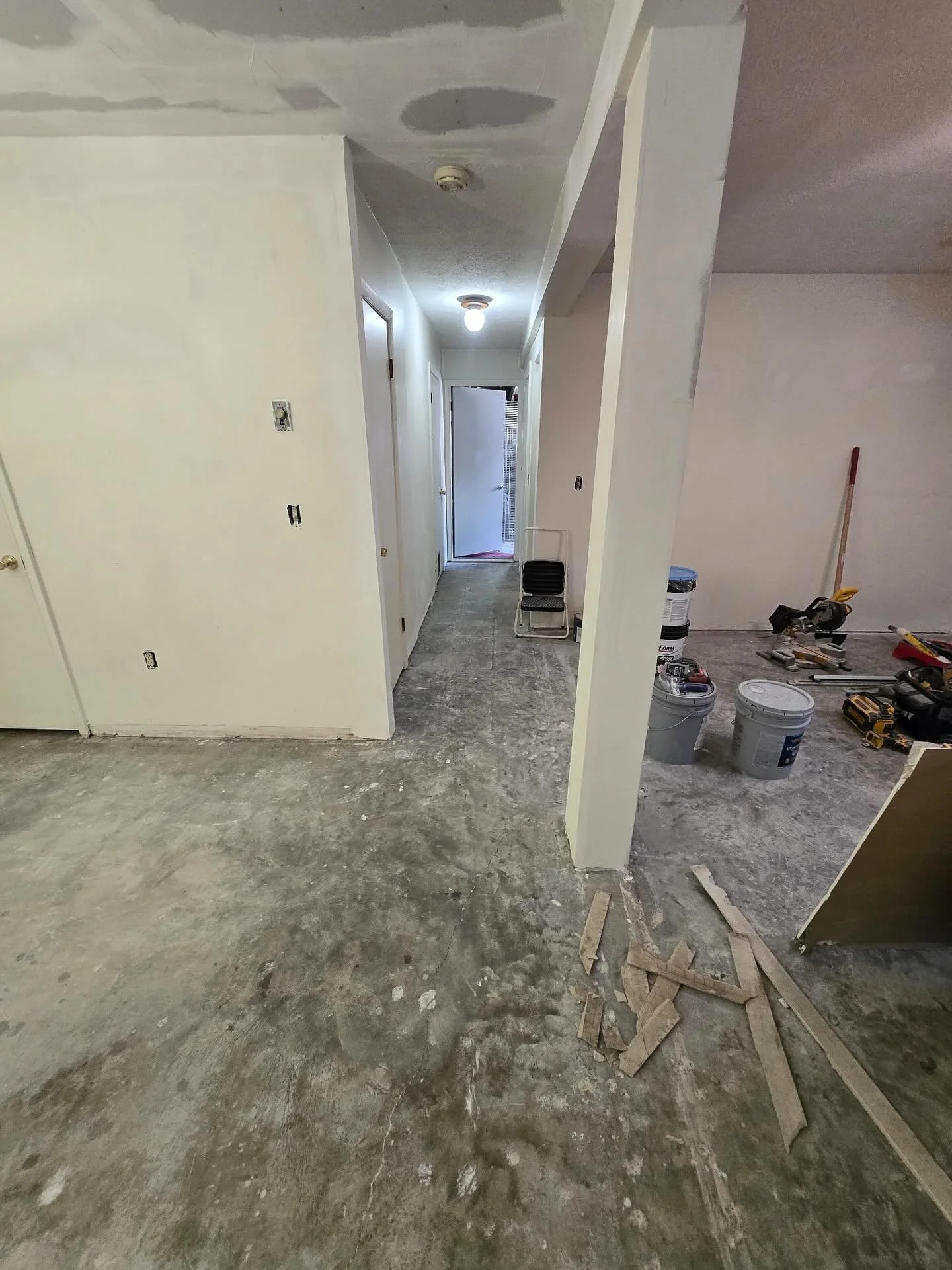 Basement renovation underway!