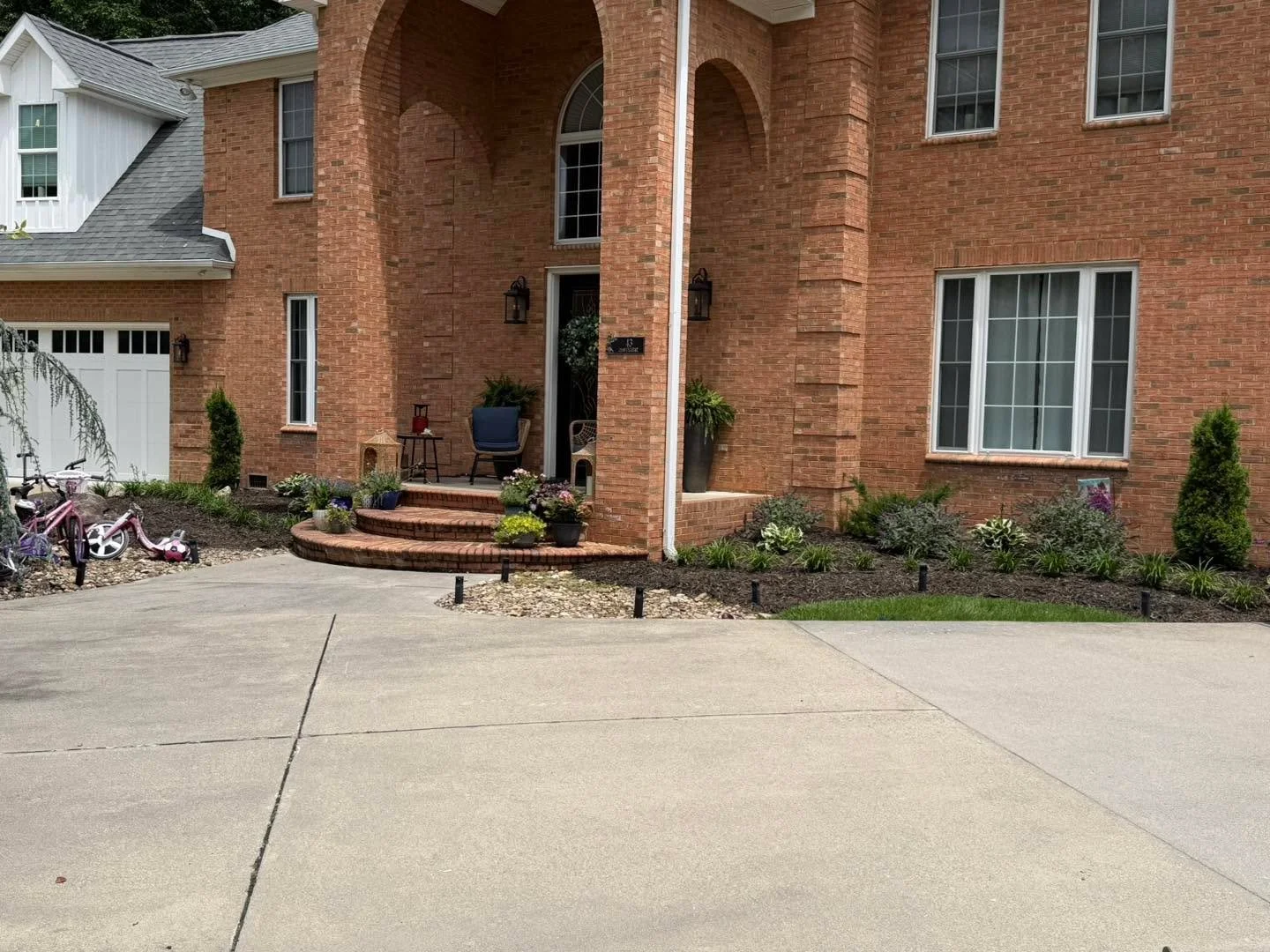 God is great all the time!!! He shut the water works down long enough to knock this landscaping out. Mannnn I&rsquo;ve been so busy mowing this year I have not done any construction. Busy busy busy however starting to take on winter work so if you ne