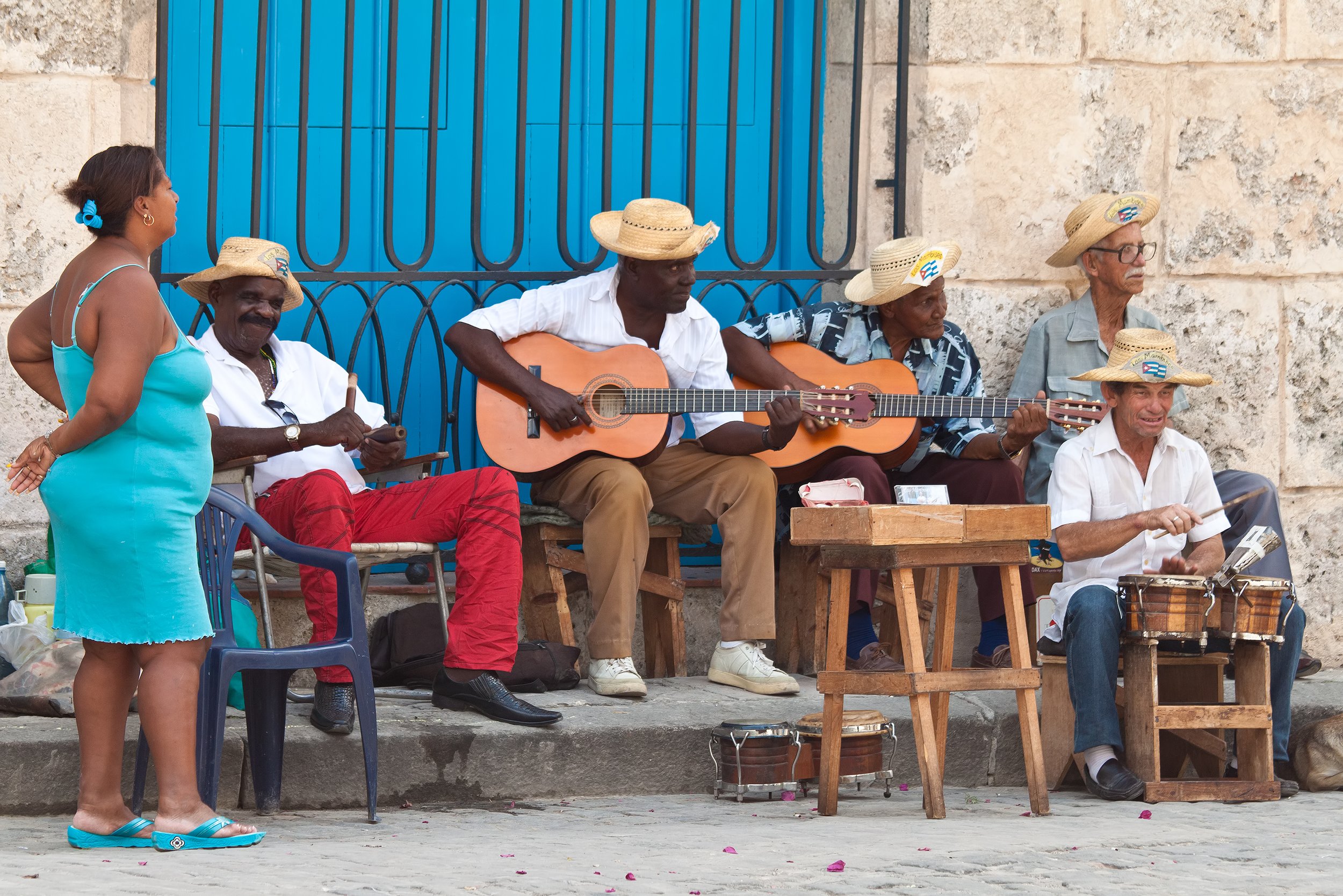 Street musicians, Cuba