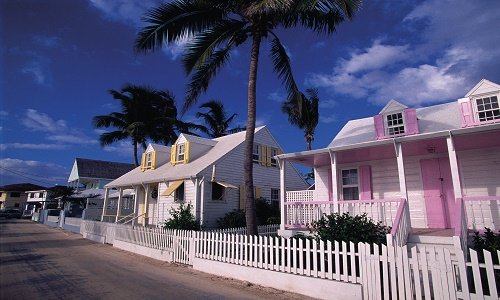 Quaint downtown Nassau Bahamas