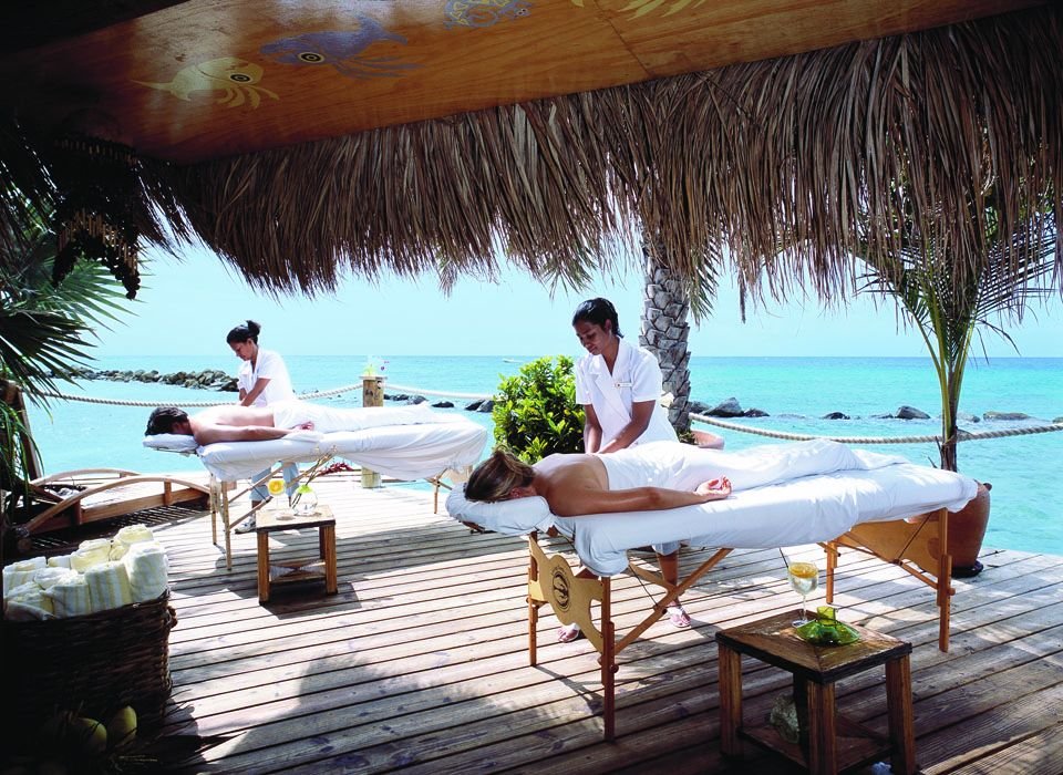 Spa treat at Renaissance Island Aruba