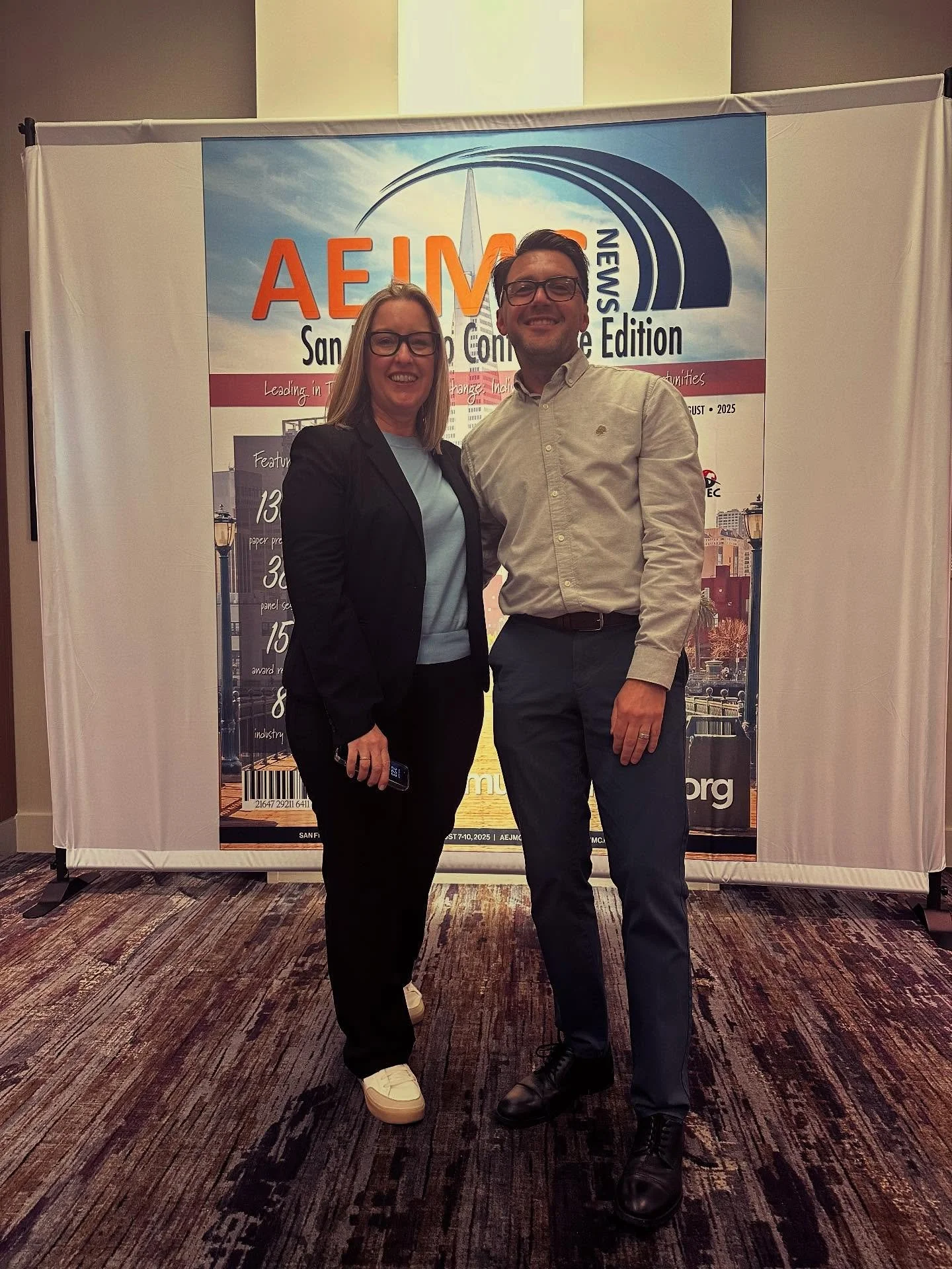 Back home from AEJMC charged up with inspiring knowledge. Learning about top scholarly research,  having memorable deep conversations, and exploring San Francisco was great!