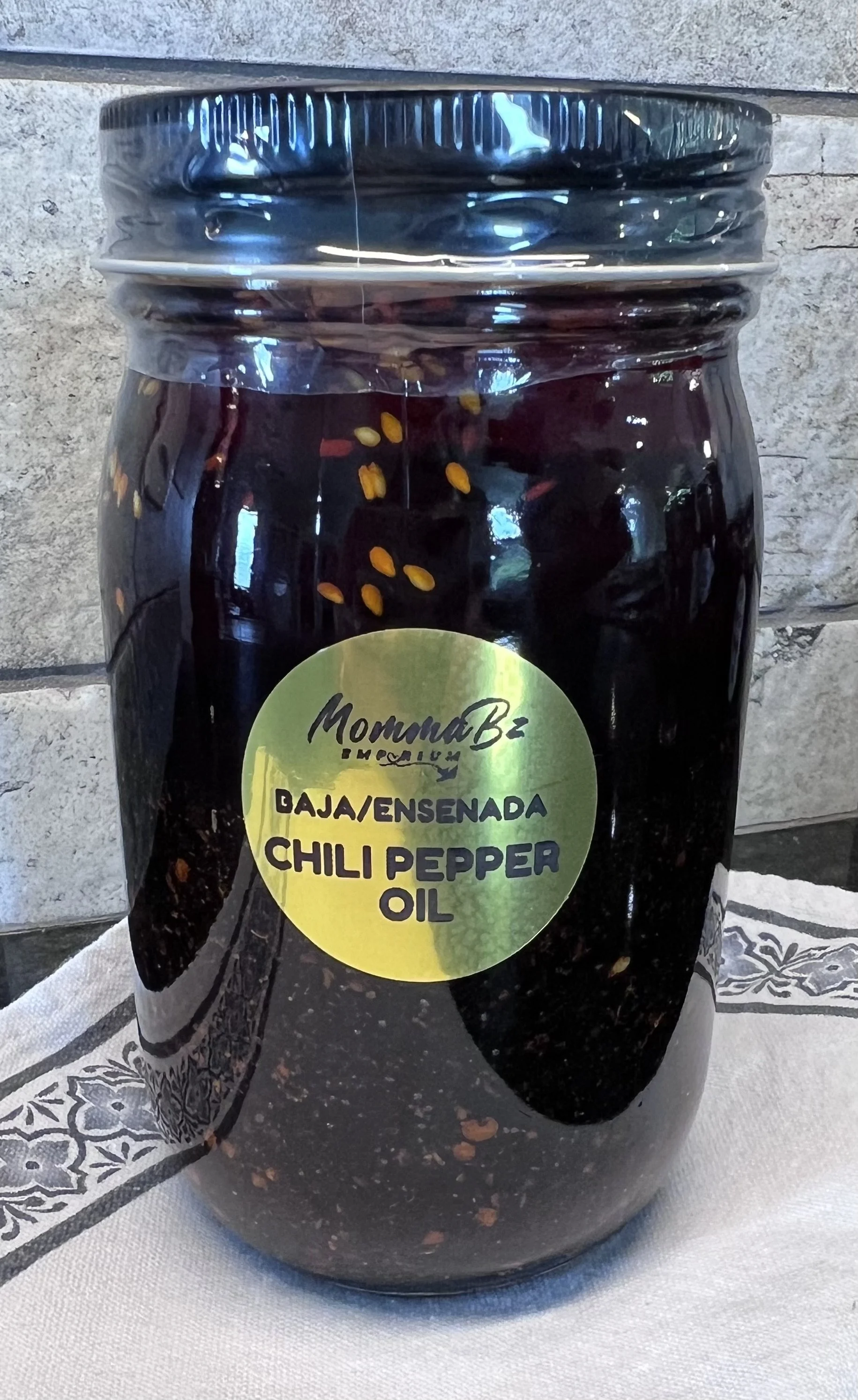 BAJA/ENSENADA CHILI PEPPER OIL 16 OZ