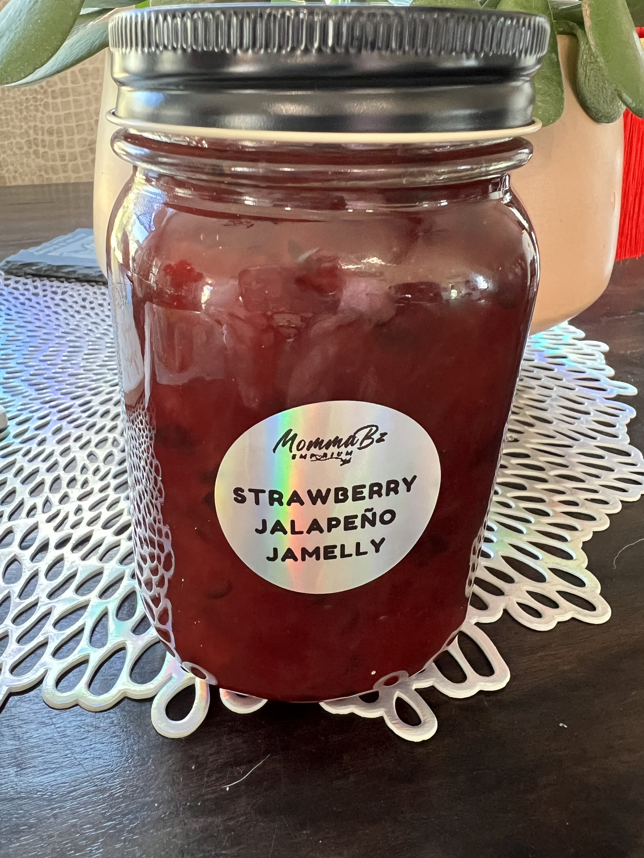 STRAWBERRY JALAPEÑO JAMELLY 16 oz