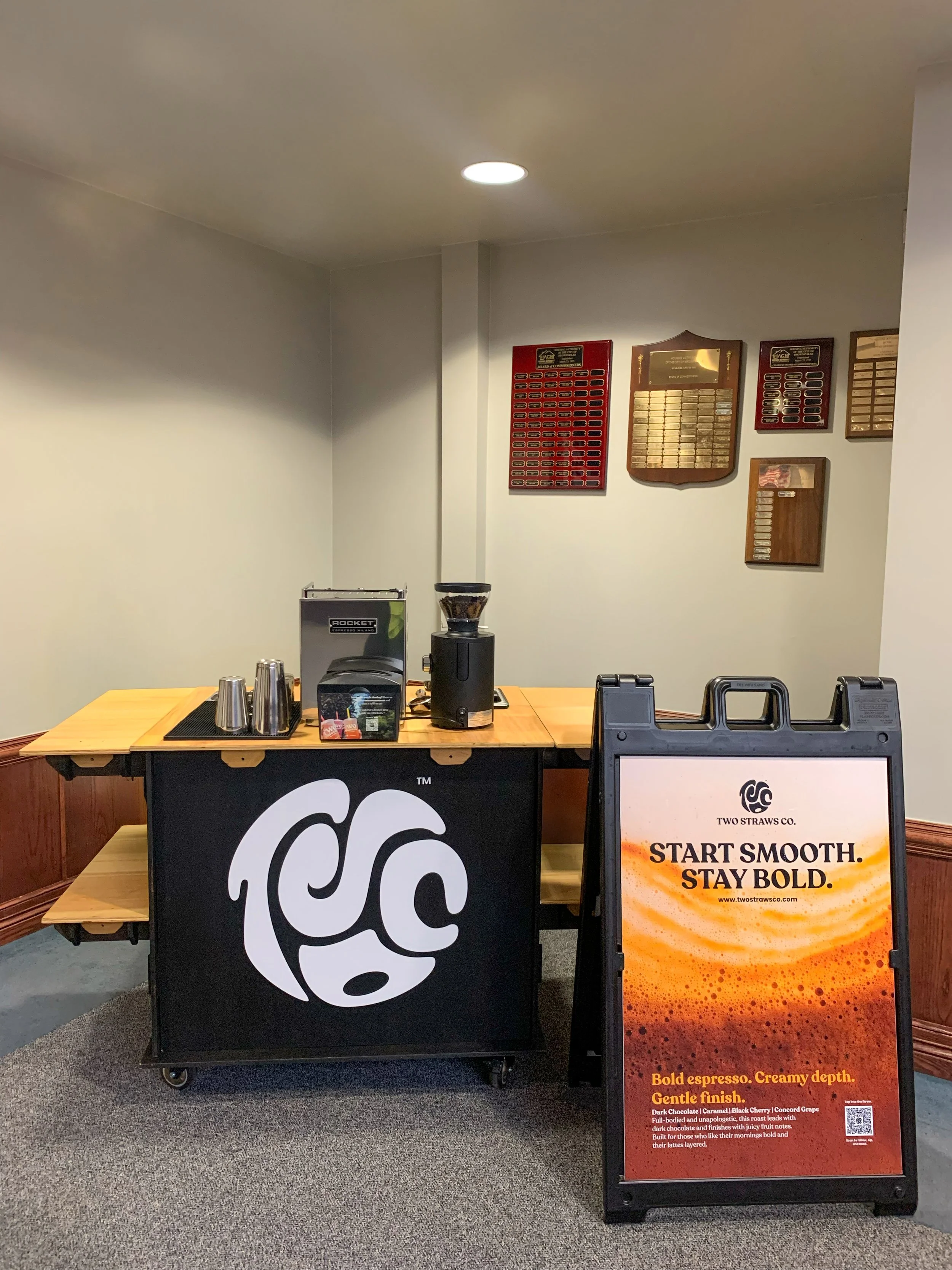 Top Coffee Cart Catering in Brownsville, TX: Why Clients Love Two Straws Co