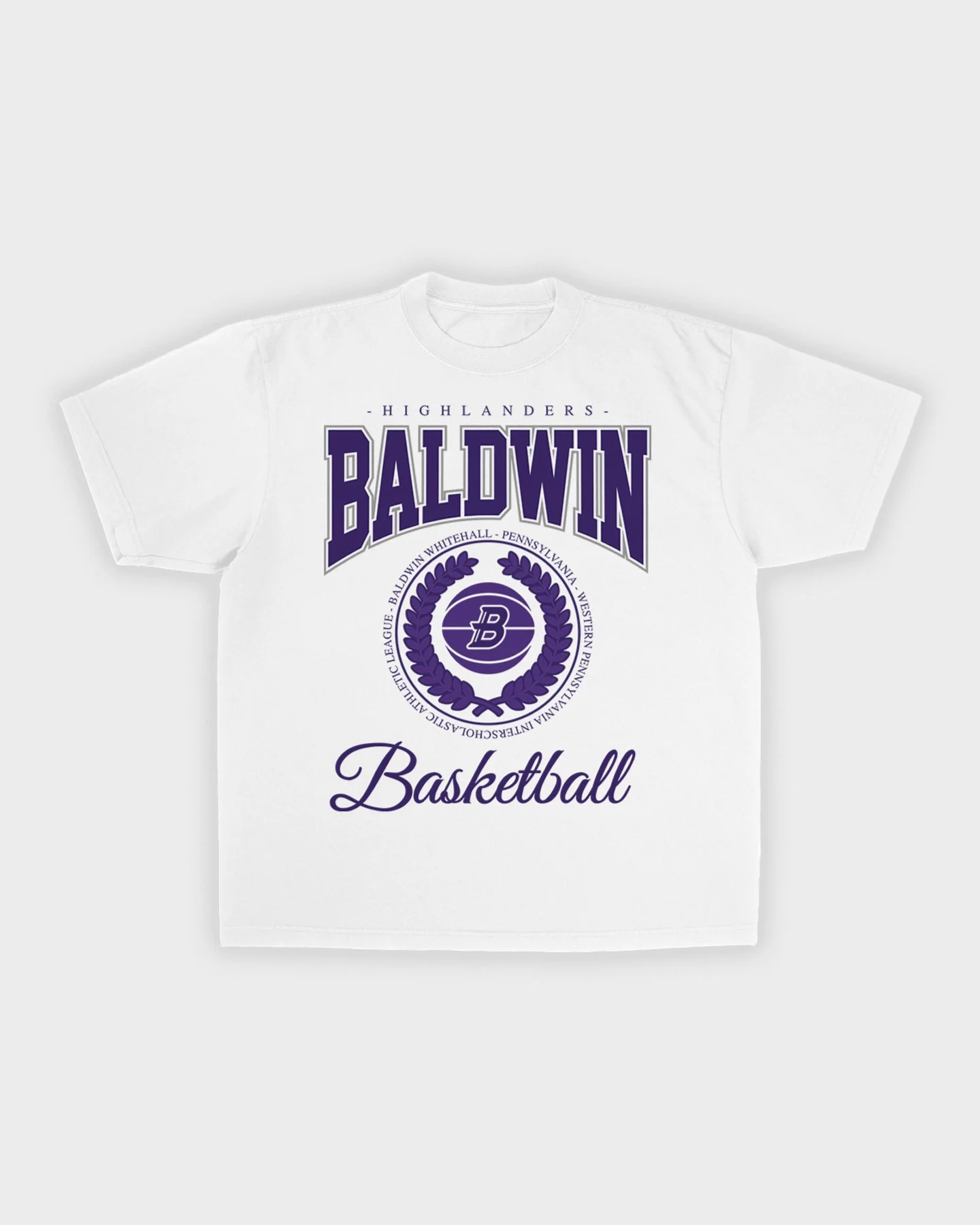 Baldwin Retro Crest Oversized Tee