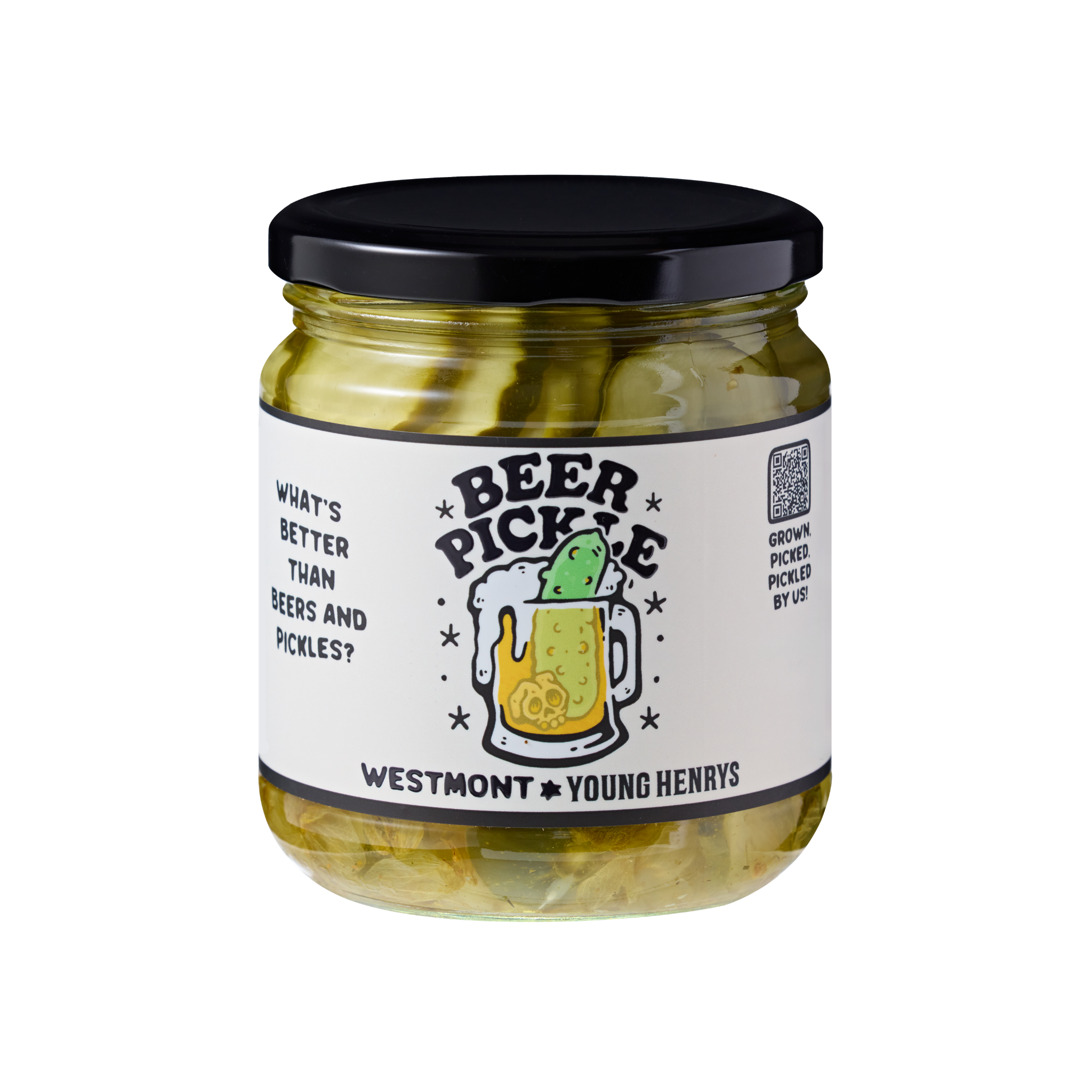WESTMONT X YOUNG HENRYS BEER PICKLE ~ 410g