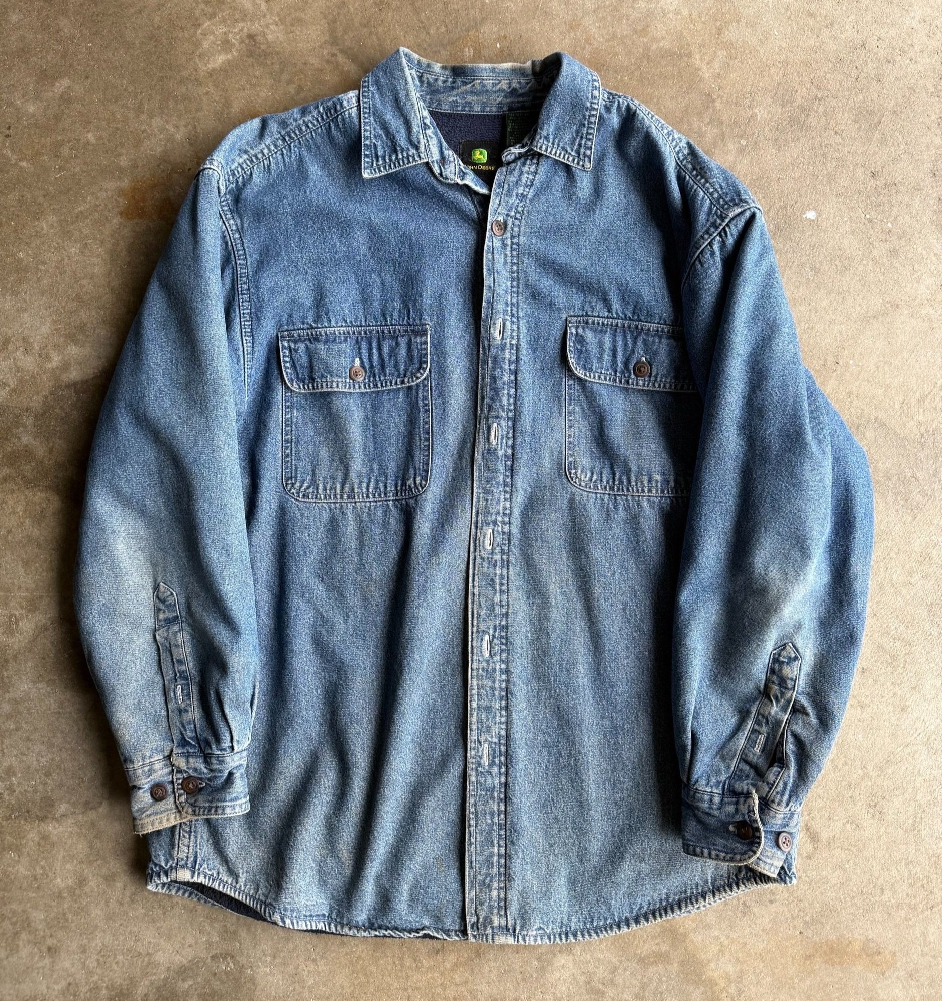 Vintage John Deere Denim Jacket - XL