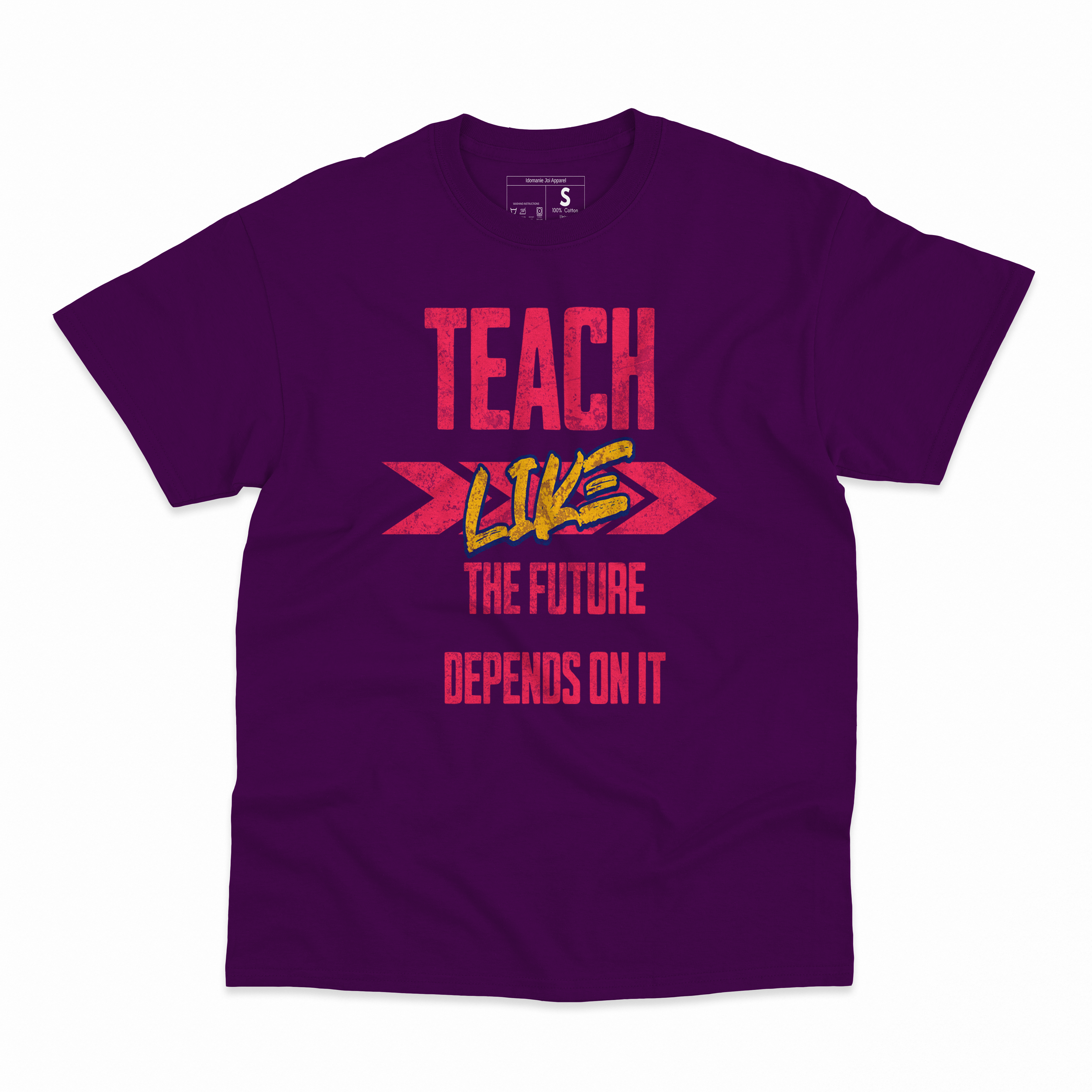 Teach like the future depends on it purple.png
