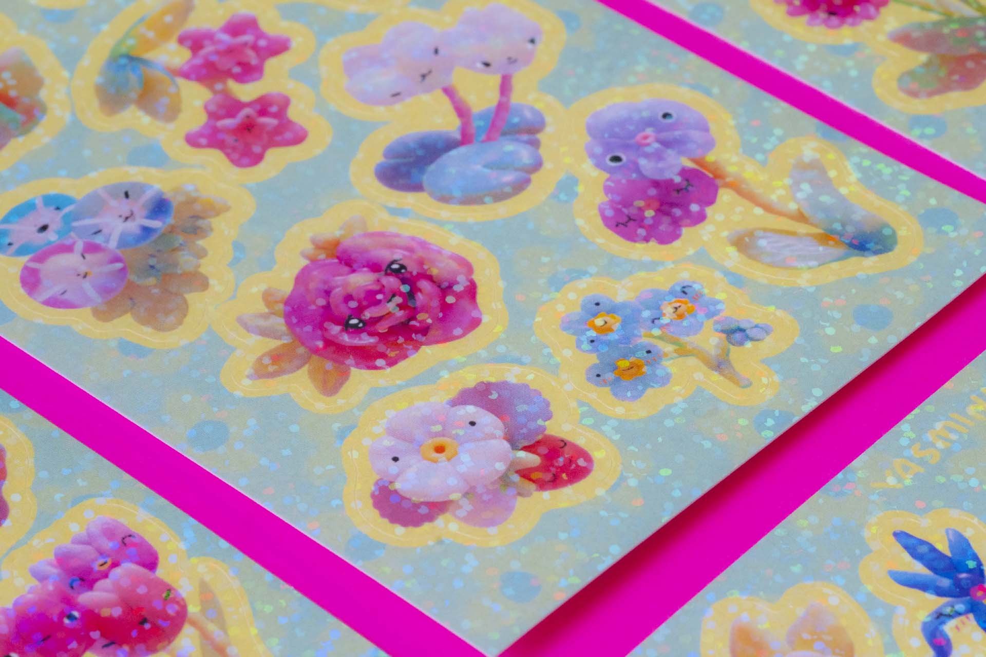 Flower sticker sheet