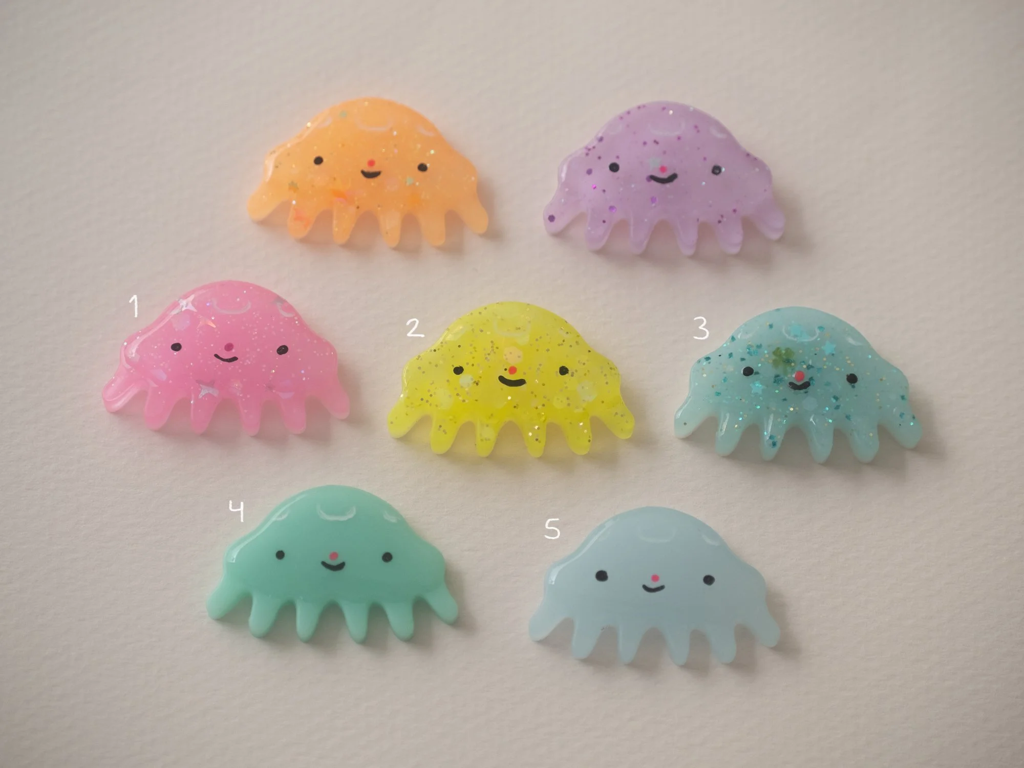 Resin Pin: jellyfish