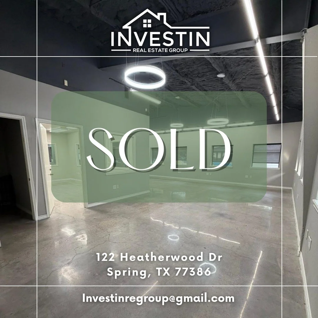 🚀 Another Win! SOLD &mdash; 122 Heatherwood Dr, Spring, TX 77386

Fresh off helping Andrew with his new commercial space for Ark Roofing &amp; Restoration, we kept the momentum going with this Spring property &mdash; officially SOLD! 🙌

What I love