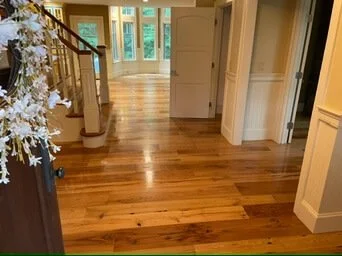 Floors completed by Finish First Floors Westborough Massachusetts hardwood flooring contractor.