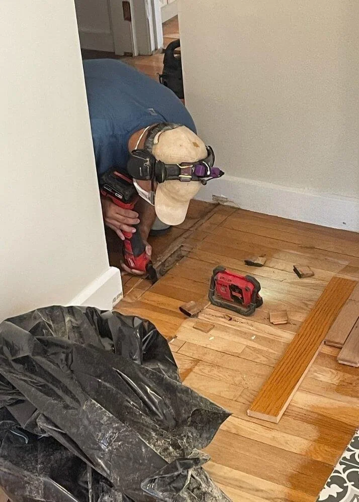 Historic home floor repair and restoration Grafton MA