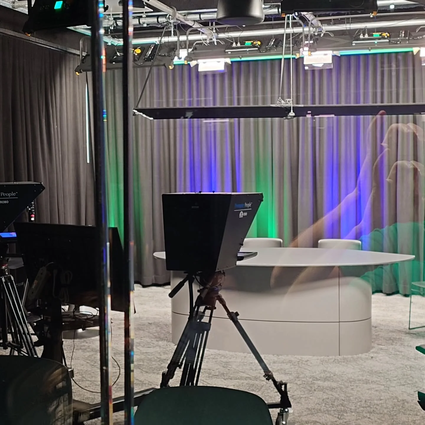 Lights, Camera, ACTION!

Working out of the studio today