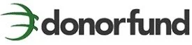 DonorFund logo with green circular icon and black text