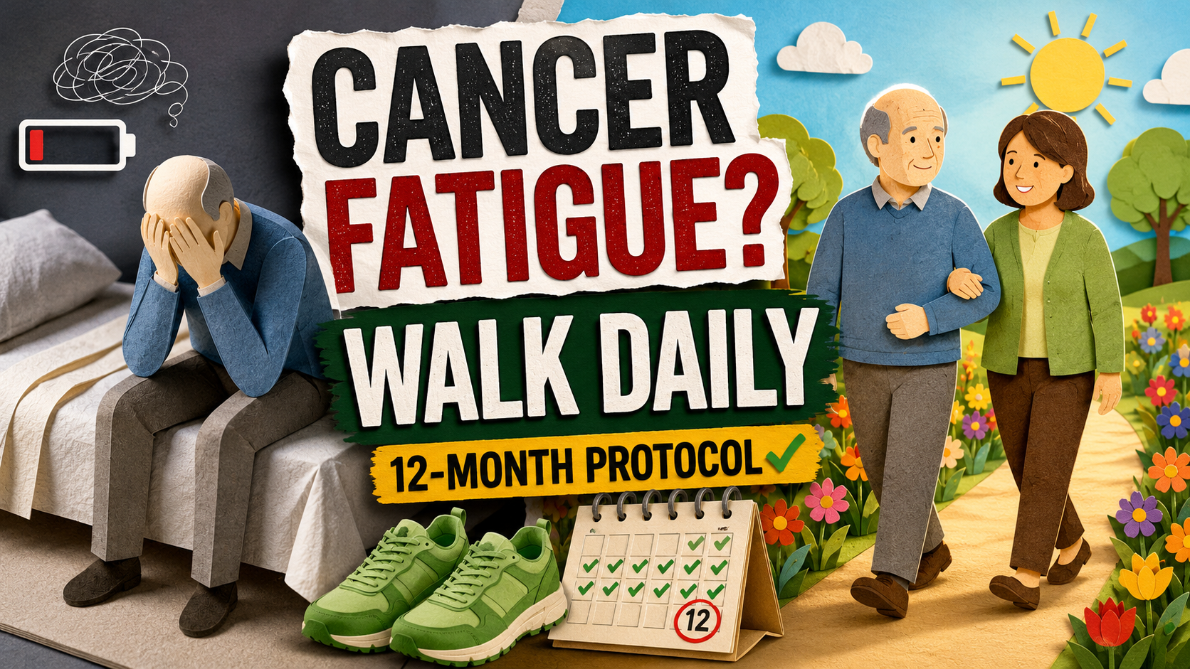 Cancer Fatigue and Walking: A Gentle Daily Protocol to Rebuild Energy