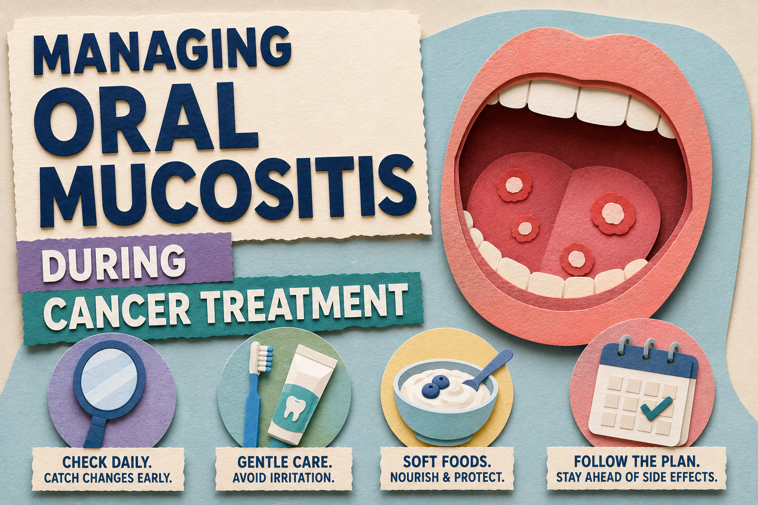 Cancer Treatment and Mouth Sores: When to Call Your Care Team
