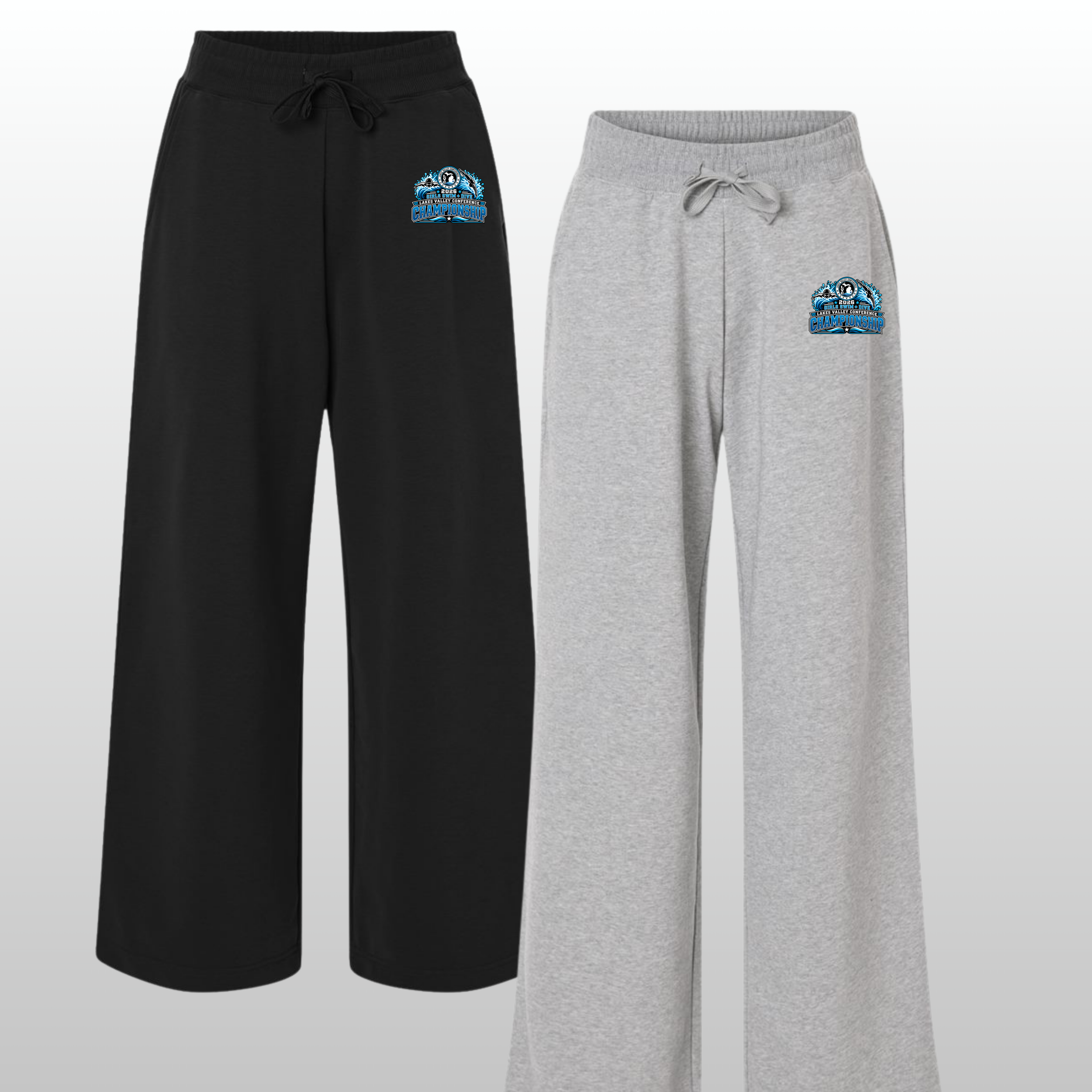 LADIES WIDE LEG SWEATPANTS
