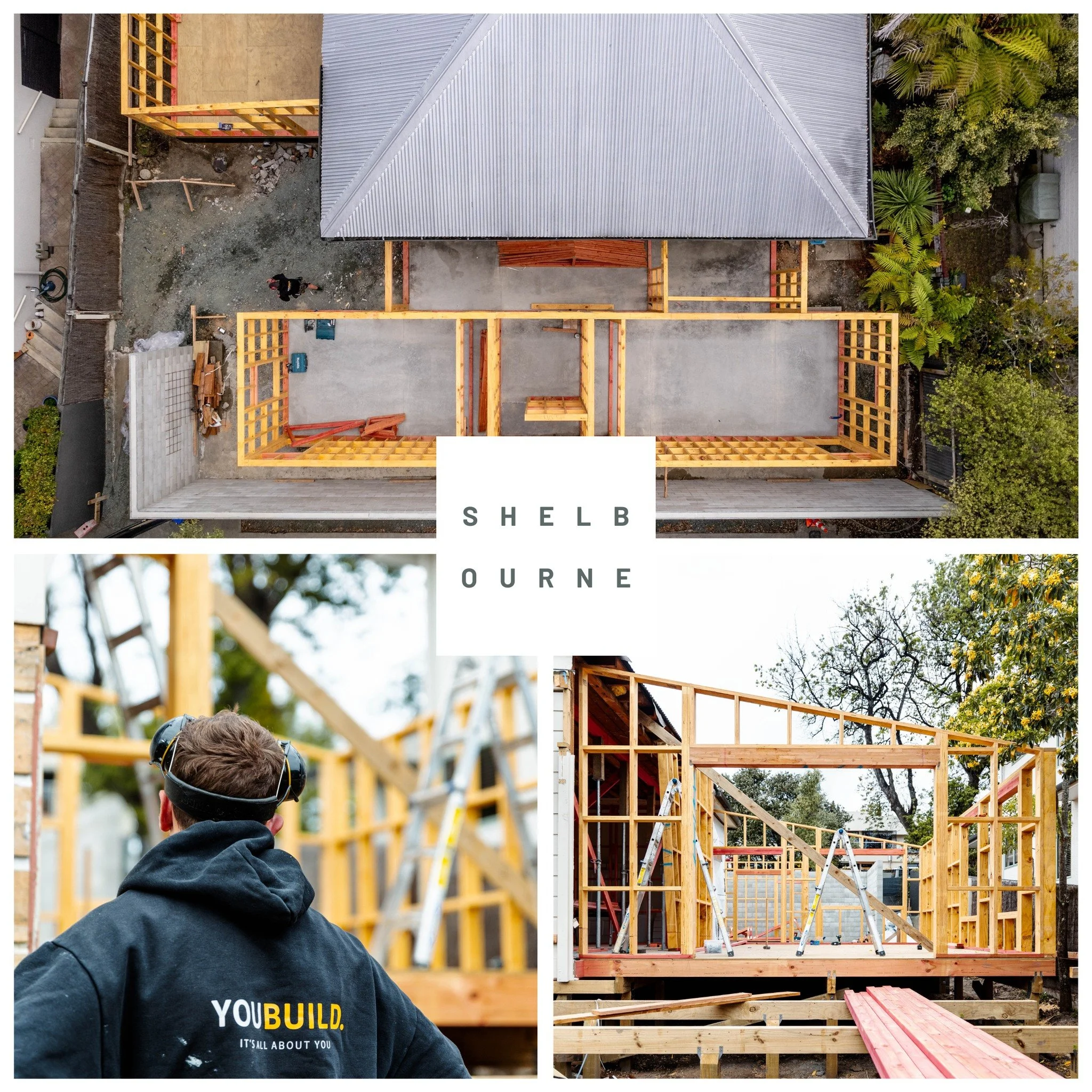 We love renovating and our team are exceptional at it!!! Shelbourne is taking shape with the new extensions framed the design is coming to life. Watch this space. #YouBuild  #masterbuildersnz #renovatenelson #nelsonbuilder #designbuildrenovate