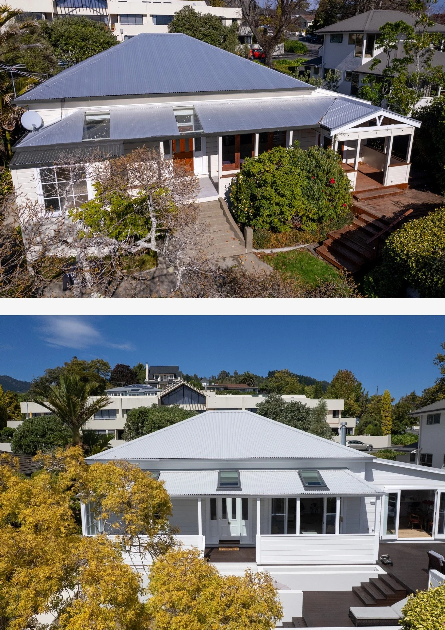 Because we all love a good before and after, here is a flashback to Shelbourne before and now! 3 more sleeps until the awards!!! More to come :) #HomeRenovation #YouBuild #masterbuildersnz #NelsonNZ #NelsonBuilders