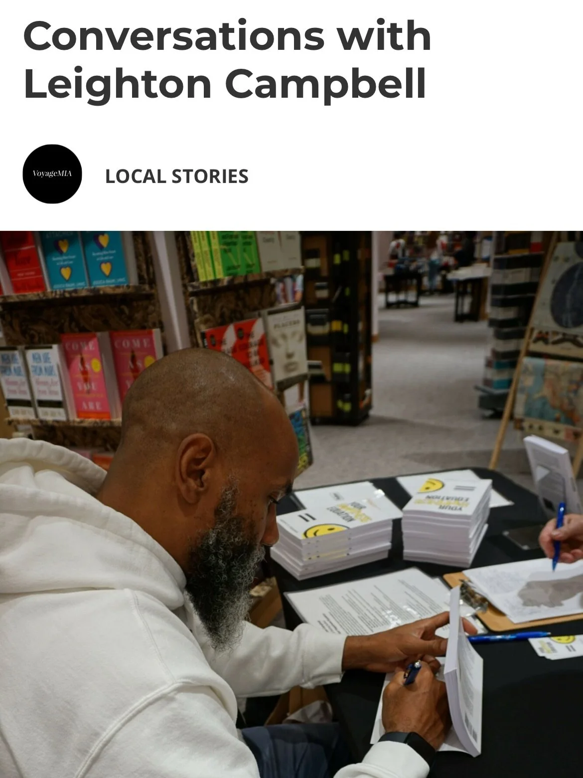 Another feature🚀 Thanks Angela H. @voyagemiami 
Thanks @bellafly @iamdrshirley @thedscollective for connecting me🙏🏾🙏🏾🙏🏾

#yourhappinessequation