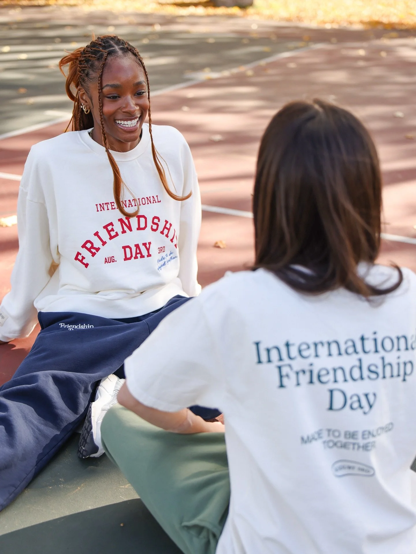 Friendship Park makes clothes for people who show up &mdash; for their friends, for their communities, for themselves.

Flik captured the comfort and joy of coming together through a day of friends on the field. 

1/3