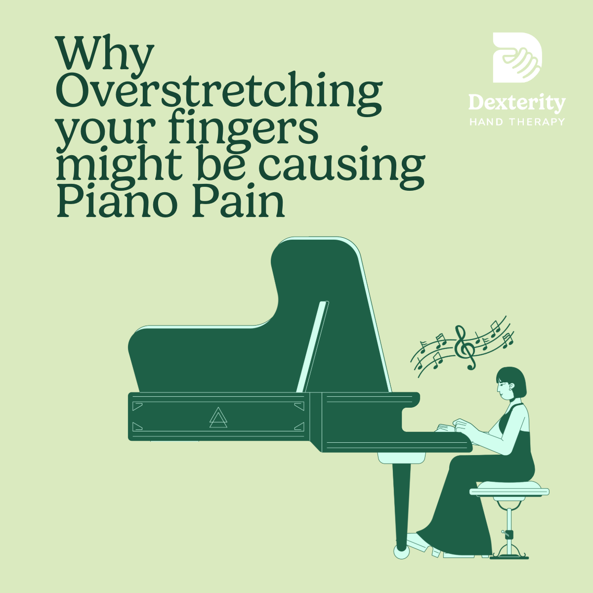 Why Overstretching your fingers might be causing Piano Pain 